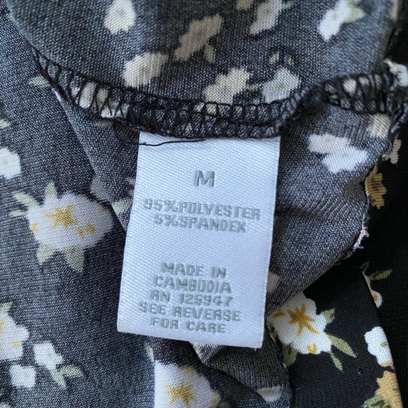 Dressbarn womens top blouse ditsy floral prints - Picture 11 of 12